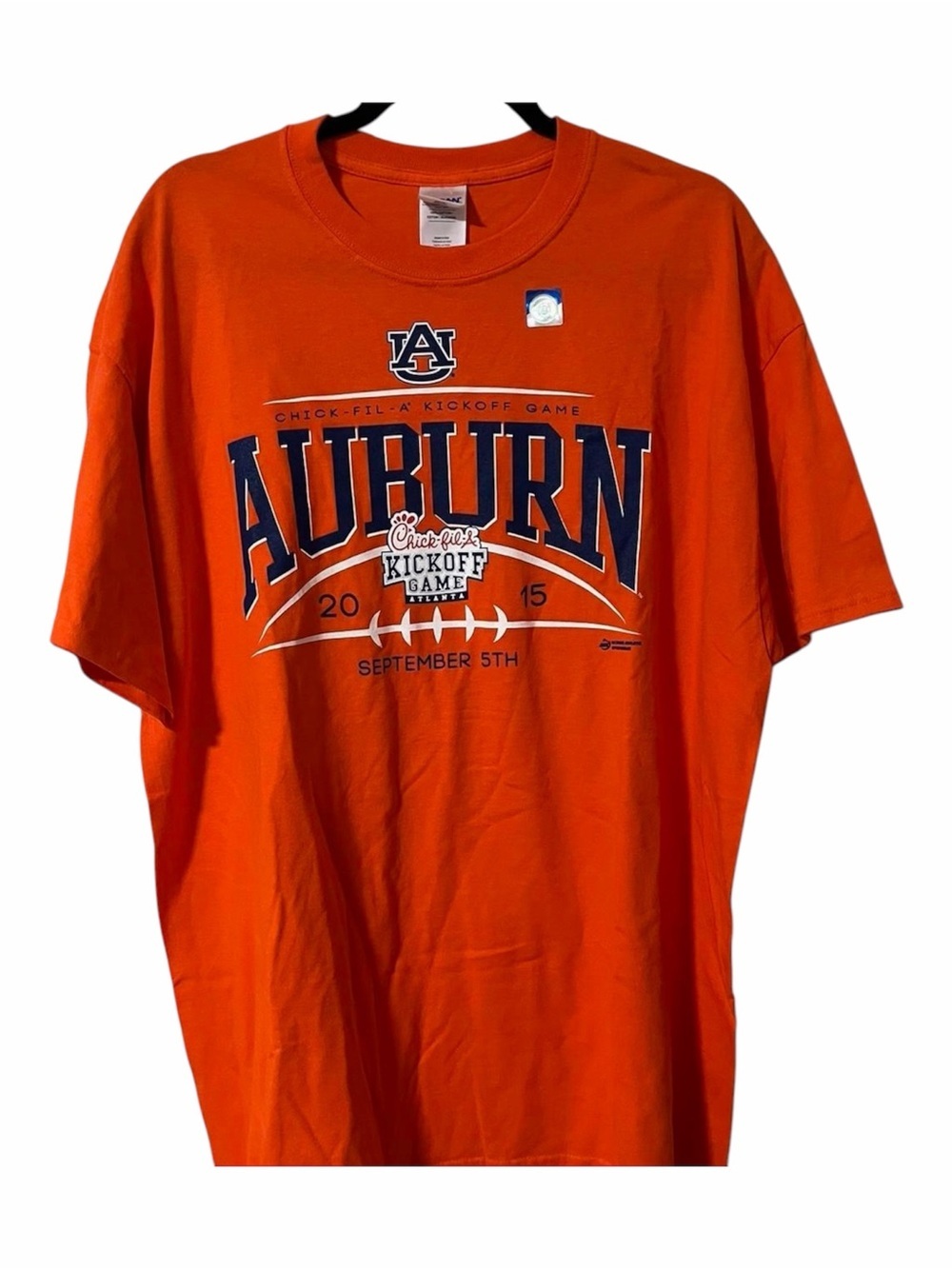 NWOT Auburn Tigers 2015 Season Opener Atlanta Chick-fil-A Kickoff Men’s Size XL